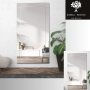 Lustro kryształowe glamour w lustrzanej ramie - KIARA OptiWhite